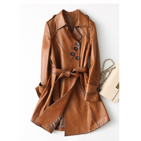 Dámský kožený kabát Martha