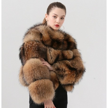 Kožešinový kabát Sandra -...