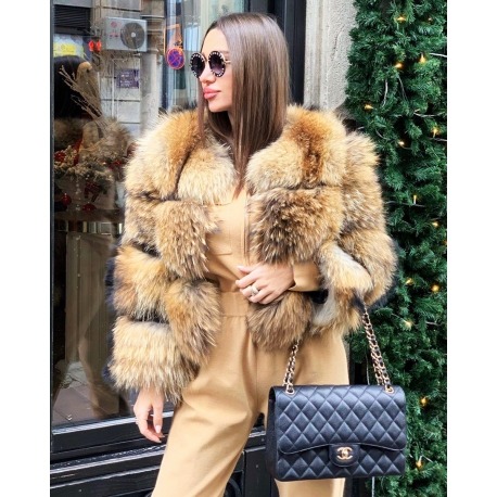 Kožešinový kabát Sandra -...