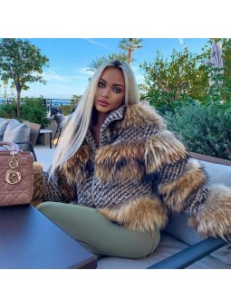 Kožešinový kabátek Rita -...