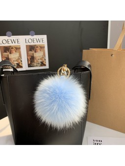 Přívěsek koule - kožešina z...