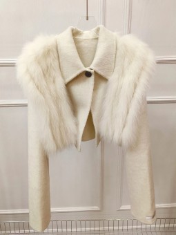 Krátký vlněný kabátek Nina