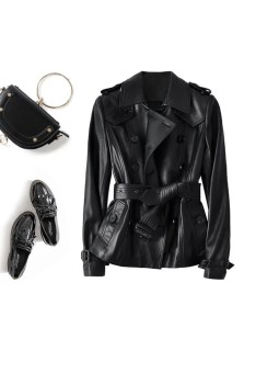 Kožený kabát Gigi