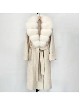 Kabát Jade - krémový